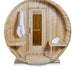 CT Serenity Cedar Barrel Sauna front door 