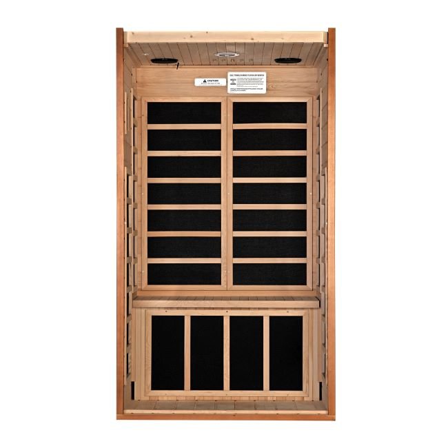 Golden Designs Dynamiv Avila Low EMF FAR Infrared Sauna DYN-6103-01