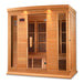 Maxxus Low EMF  4-Person FAR Infrared Sauna with Hemlock Wood MX-K406-01